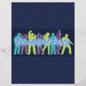 Mededelingen van Blacklight-flyer-uitnodiging Flyer (Achterkant)