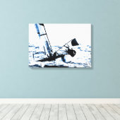 Mededinging Afbeelding Catamaran Canvas Afdruk (Insitu (Houten vloer))