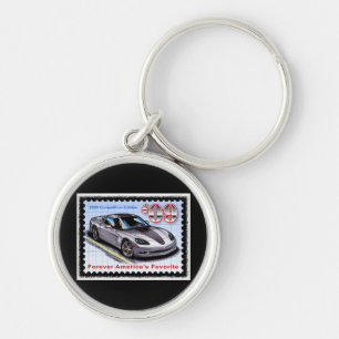 Mededingingseditie Corvette van 2009 Sleutelhanger