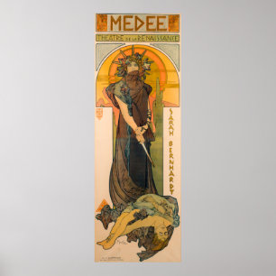 Medee van Alphonse Mucha  Poster