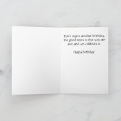  medelijden feestje Kaart (Binnen)