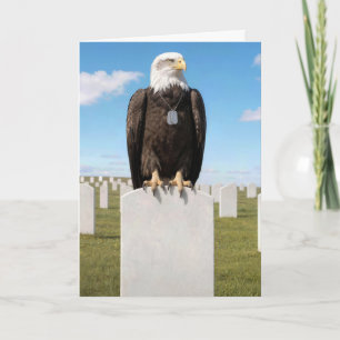 Medelijden Zeearend met Militair Identificatielabe Kaart