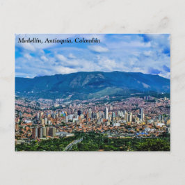 Medellín, Antioquia, Colombia City Briefkaart
