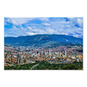 Medellín, Antioquia, Colombia Foto Afdruk