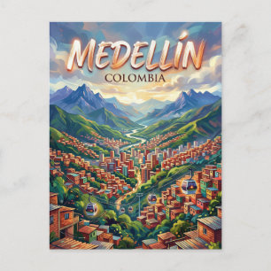 Medellín Colombia Briefkaart