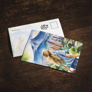 Medellin Colombia Waterverf Briefkaart