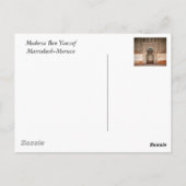 Medersa ben Youssef Briefkaart (Achterkant)