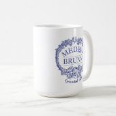 Medevi Brunn Logo Grote Koffie Mok (Voorkant rechts)