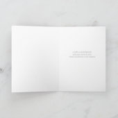 Medewerker 1e Jubileum Stijlvol Formal Elegant Kaart (Binnen)