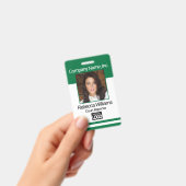 Medewerker Afbeelding Badge - Groen (Handheld)