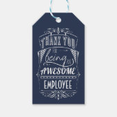 Medewerker Dank u wel Cadeaulabel