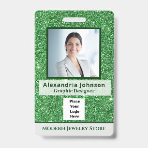 Medewerker Foto Bar Code Logo ID Aangepast Badge