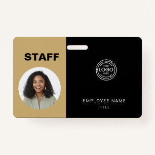 Medewerker Foto ID Bedrijf Logo Personeel Badge