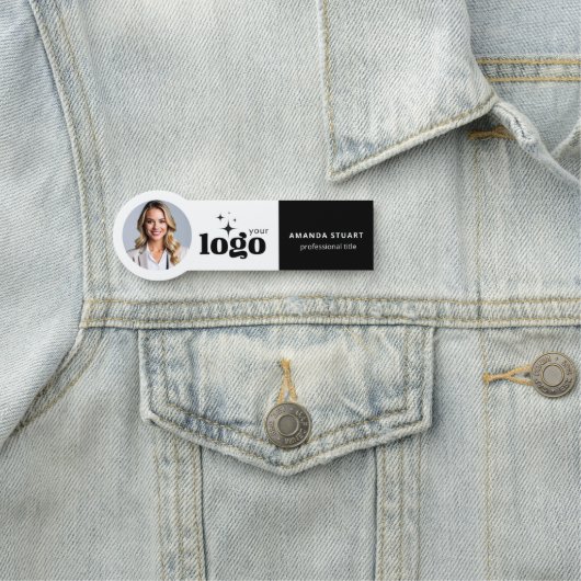 Medewerker Foto Magnetische Bedrijfsnaam Tag Badge (In situ)