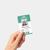 Medewerker Foto QR Code Badge (Handheld)