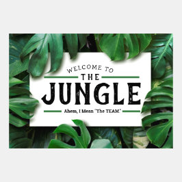 Medewerker Groet, Welkom bij het Oerwoud (grappig)