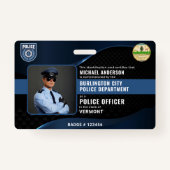 Medewerker ID politie en ordehandhaving Badge (Voorkant)