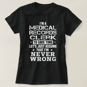 medewerker medische dossiers t-shirt