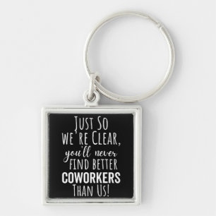 Medewerker Vaarwel Medewerker Moving Verlaten Sleutelhanger