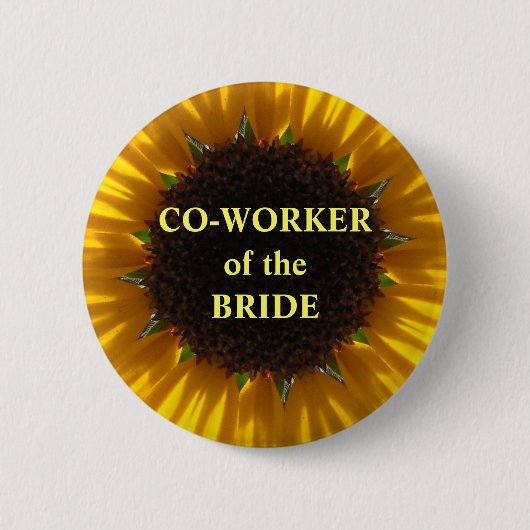 Medewerker van de bride ronde button 5,7 cm (Voorkant)