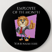 Medewerker van de Button van de maand-badge-ronde (Voorkant)