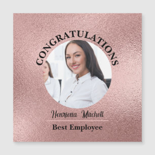 Medewerker van de Maand Herkenning Magnetische Kaa Uitnodiging