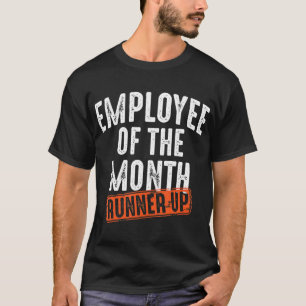 Medewerker van de maandelijkse looppas beste werkn t-shirt