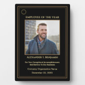 Medewerker van het jaar Foto Gold Custom Awards Fotoplaat (voorkant)