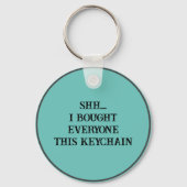 MEDEWERKER VAN HET JAAR Grappige aangepaste naam E Sleutelhanger (Achterkant)