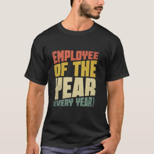 Medewerker Van Het Jaar Waardering Team Personeel T-shirt