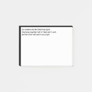 Medewerkers grappig Quote voor Werkplek Post-it® Notes
