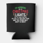 Medewerkers zijn als kerstlichten blikjeskoeler (Voorkant)