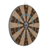 Medewerkerserkenning verloving prijs dart board dartbord (Voorkant Links)