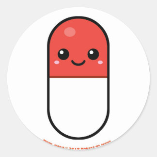 Medi Pals Pil Ronde Sticker