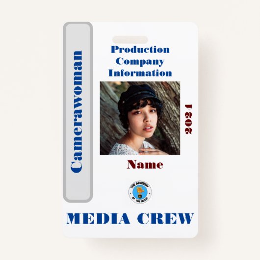 Media Crew-badge Badge (Voorkant)
