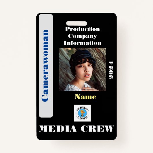 Media Crew-badge Badge (Voorkant)