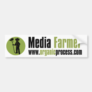 Media Farmer-Bumpersticker Bumpersticker