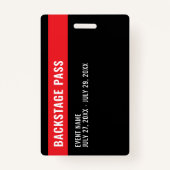 Media ID Badge with Photo Background (Dos)