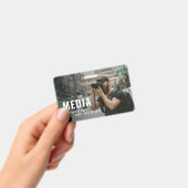 Media Modern Backstage Pas ID Badge (Handheld)