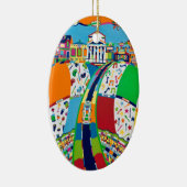 Media Pennsylvania kerstversiering Keramisch Ornament (Rechts)