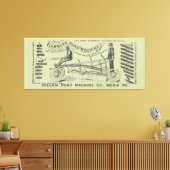 MEDIA PENNSYLVANIA OPERATING ENGINEER 1889 MACHINE CANVAS AFDRUK (Insitu (Woonkamer))