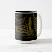 MEDIA PENNSYLVANIA OPERATING ENGINEER 1889 MACHINE TWEEKLEURIGE KOFFIEMOK (Voorkant rechts)