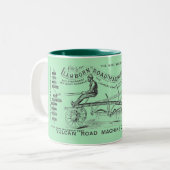 MEDIA PENNSYLVANIA OPERATING ENGINEER 1889 MACHINE TWEEKLEURIGE KOFFIEMOK (Voorkant links)