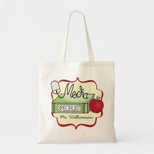 Media Specialist Tas - Apple, Book en Mouse (Voorkant)
