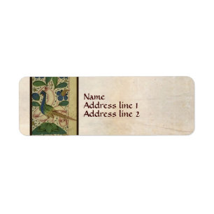 Mediane fazant Adresetiketten Etiket