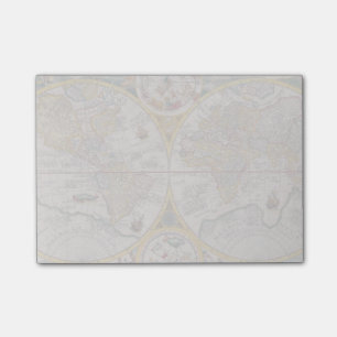Mediane Wereldkaart vanaf 1525 Post-it® Notes