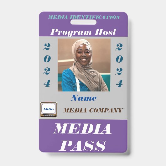 Mediapas Badge (Voorzijde)