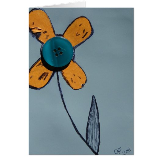 Médias mixtes à fleurs orange (Devant)