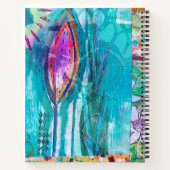 Médias mixtes Carnet floral (Dos)