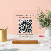 Médias Sociaux Connectez-vous avec nous Code QR En (Mariage)